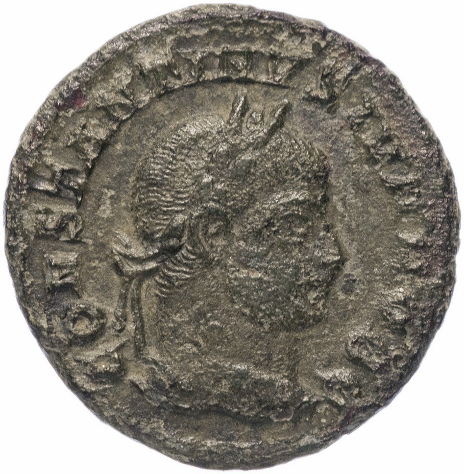 купить Римская Империя Константин II 317–340гг фоллис (реверс: лавровый венок)
