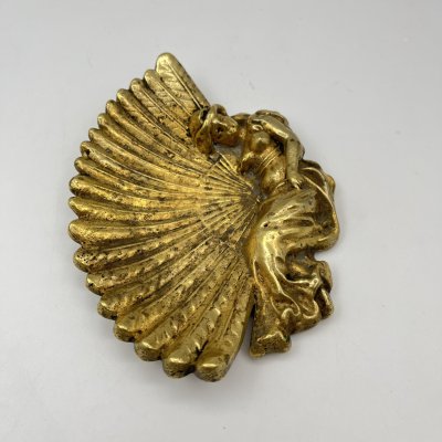 купить Пепельница "Девушка с веером", металл, литье, Россия, 1900-1950 гг.