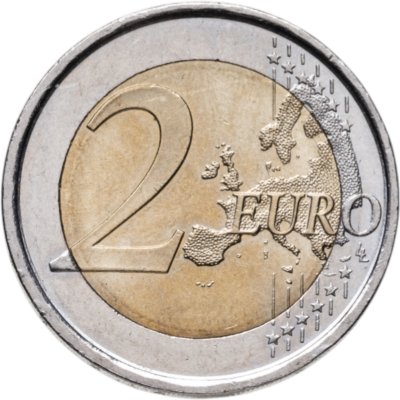 Купить Италия 2 евро 2009 "10 лет Экономическому и валютному союзу"