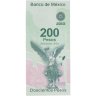 Купить Мексика 200 песо 2008 год P-129a UNC Префикс А (200 лет Независимости) юбилейная