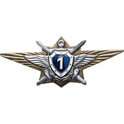 купить Нагрудный квалификационный знак ВС РФ офицера 1-го класса, Россия, 1990-2000 гг.