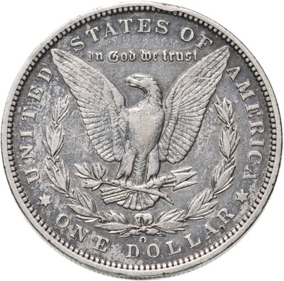 купить США 1 доллар (dollar) 1890 O Доллар Моргана знак монетного двора: "O" - Новый Орлеан