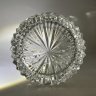 Купить Конфетница (глубокая), украшенная орнаментальной окантовкой по борту, хрусталь, мельхиор, СССР, 1970-1980 гг.