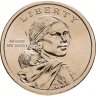 Купить США 1 доллар (dollar) D 2025  "Коренные Американцы - Мэри Кавена Пукуи", Знак монетного двора D - Денвер