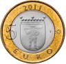Купить Финляндия 5 евро (euro) 2011 "Провинция Лапландия"