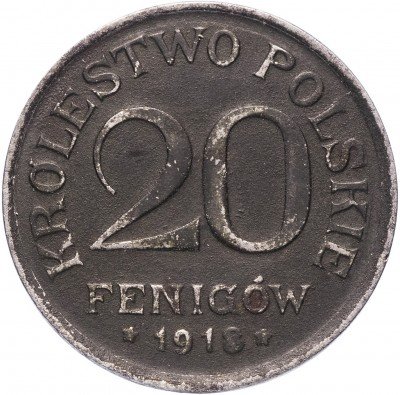 Купить Польша 20 фенигов 1918