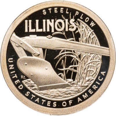 купить США 1 доллар 2024 S Стальной плуг