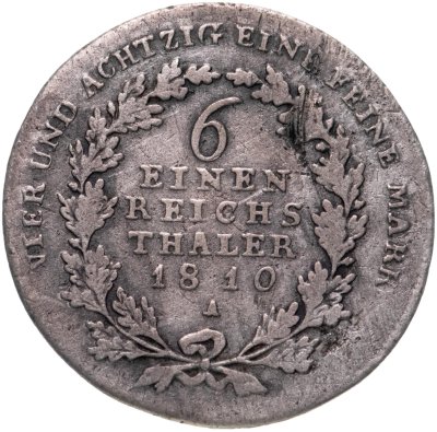 купить Пруссия 1/6 талера 1810