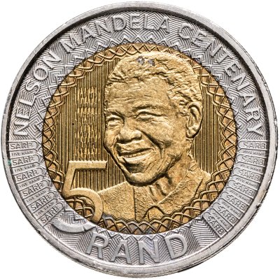 купить ЮАР 5 рэндов 2018 "Нельсон Мандела"
