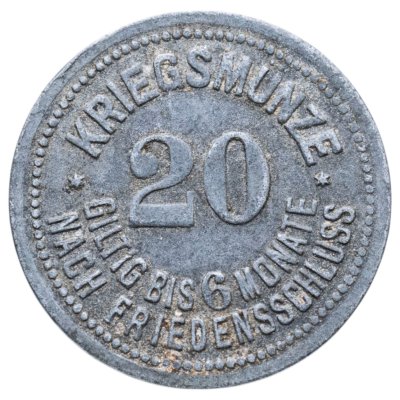 купить Германия (нотгельды) 20 пфеннигов 1917 "Город Деггендорф"