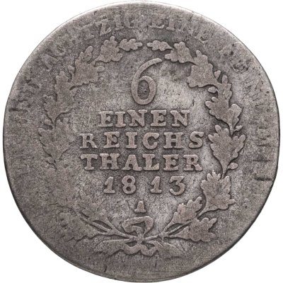 купить Германия, Пруссия 1/6 талера 1813