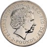 Купить Великобритания 2 фунта (pounds) 2008 "Britannia (Британия стоящая)"