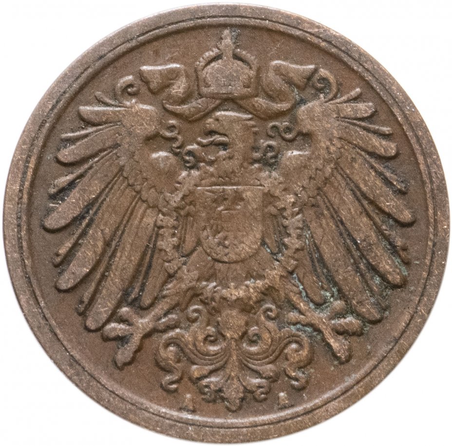 купить Германия 1 рейх пфенниг 1900-1916