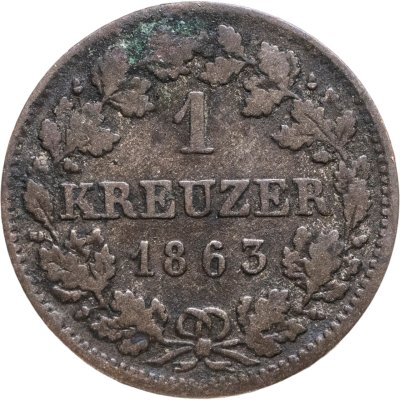 купить Бавария 1 крейцер 1863
