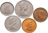 Купить Канада набор из 5 монет 1, 5, 10, 25 центов 1947-2006