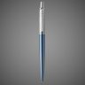 Купить Подарочный набор: Шариковая ручка Parker Jotter Essential, Waterloo Blue CT и Ежедневник недатированный серебристый, Лаки и смолы: лак, нержавеющая сталь, 2026 г.