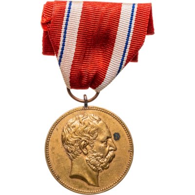 купить Медаль "В память о посещении Его Величеством королем Альбертом латунных мастерских Шнайдера в Паунсдорфе 1 февраля 1900"