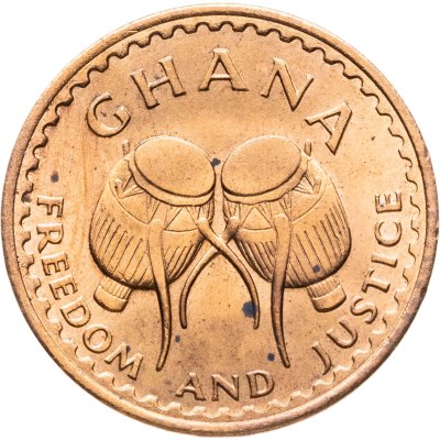 купить Гана 1/2 песевы (half pesewa) 1967