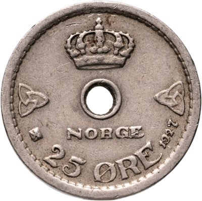 купить Норвегия 25 эре (ore) 1927