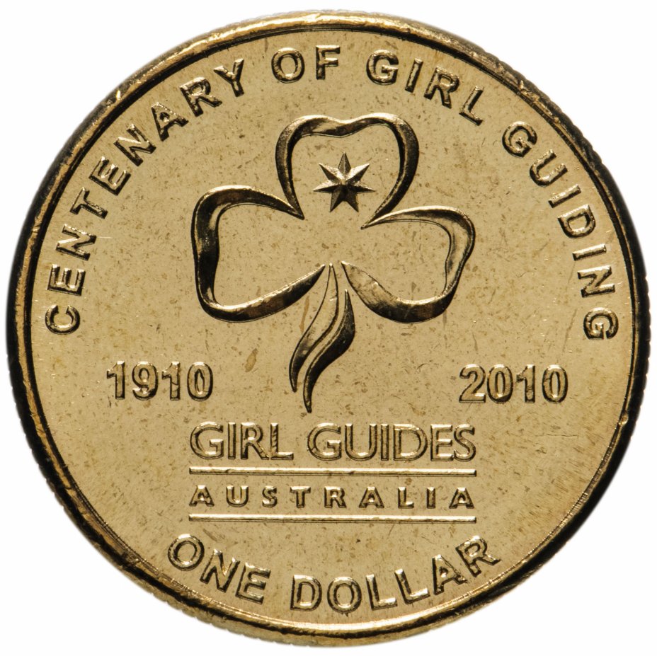 купить Австралия 1 доллар 2010 "100 лет женской организации скаутов"