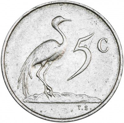 купить ЮАР 5 центов 1975