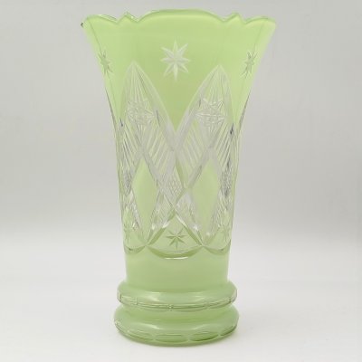 купить Ваза "Салют", автор Н.А. Тарковская, стекло, алмазная грань, Гусевской хрустальный завод (Гусь-Хрустальный), СССР, 1950-1970 гг.