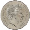 Купить Австралия 50 центов (cents) 2013 Восточный календарь - Год Змеи