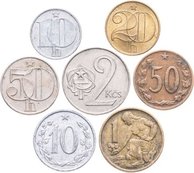 купить Чехословакия набор монет 1961-1990 (7 штук)