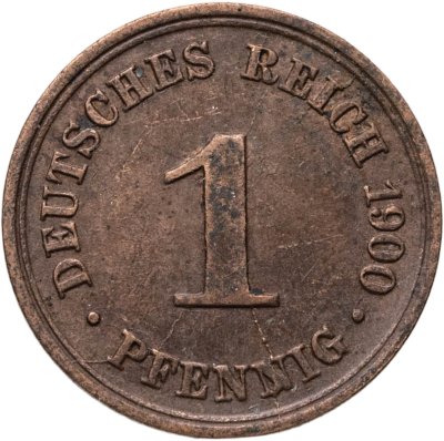 купить Германия 1 пфенниг 1900 E