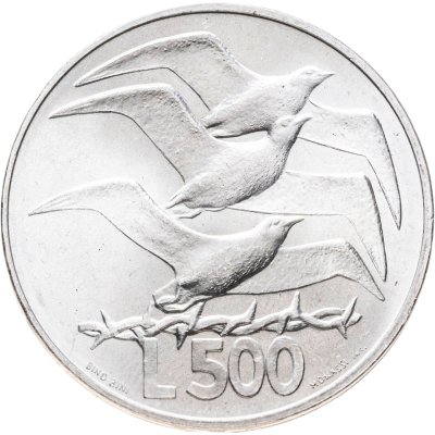 купить Сан-Марино 500 лир (lire) 1975 "Любовь у животных"