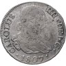 Купить Испания 2 реала 1807 Король Карл IV, знак монетного двора "M" и "AI" - Мадрид