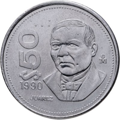 купить Мексика 50 песо (pesos) 1990
