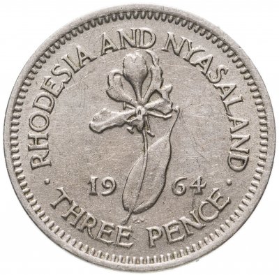 купить Родезия и Ньясаленд 3 пенса (pence) 1964