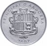 Купить Андорра 1 сантим (centime) 2002 "Пиренейская серна"