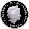 Купить Австралия 1 доллар 2009 "200 лет почте Австралии" в футляре, с сертификатом