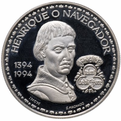 Купить Португалия 200 эскудо (escudos) 1994 "600 лет со дня рождения Генриха Мореплавателя"