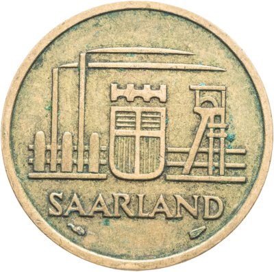 купить Саар 20 франков (francs) 1954