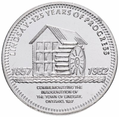 Купить Канадский торговый доллар 1982 "Линдсей, Онтарио"