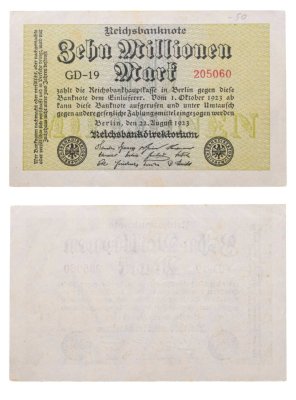 купить Германия 10000000 (10 миллионов) марок 1923