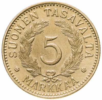 купить Финляндия 5 марок (markkaa) 1938