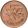 Купить Канада 1 цент (cent) 2002 "50 лет правления Королевы Елизаветы II" (не магнетик)