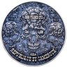 Купить Камерун 2000 франков 2024 "Зомбированный самурай" в футляре, с сертификатом