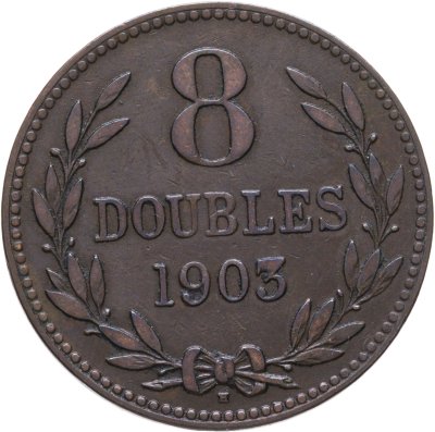 купить Гернси 8 дублей (doubles) 1903