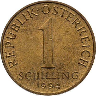 купить Австрия 1 шиллинг (shilling) 1994
