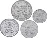 Купить Чехословакия набор монет 1947-1960 (4 штуки)