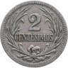 Купить Уругвай 2 сентесимо (centesimos) 1901