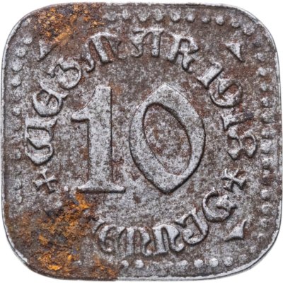 купить Германия (нотгельды) 10 пфеннигов 1918 "Веймар (город)"