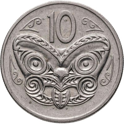 купить Новая Зеландия 10 центов 1980