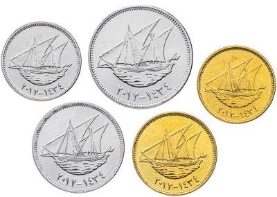 купить Кувейт. Набор №3 (5 монет) 2012