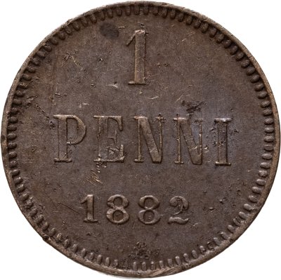 купить 1 пенни (penny) 1882
